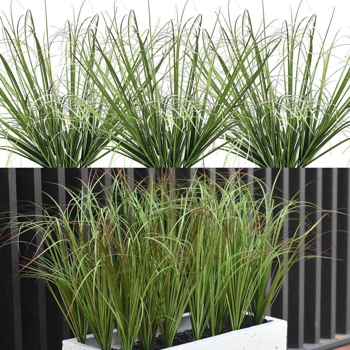 Kunstgras Bundels - Nep Gras - Tuin Decoratie - Weerbestendig Materiaal - 12 Bundels - Groen