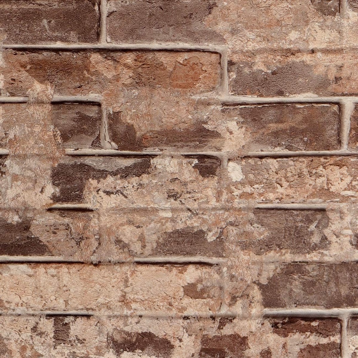 Behang Steenlook Bruin Keuken Achterwand Folie Steen Behang 3D Kijk