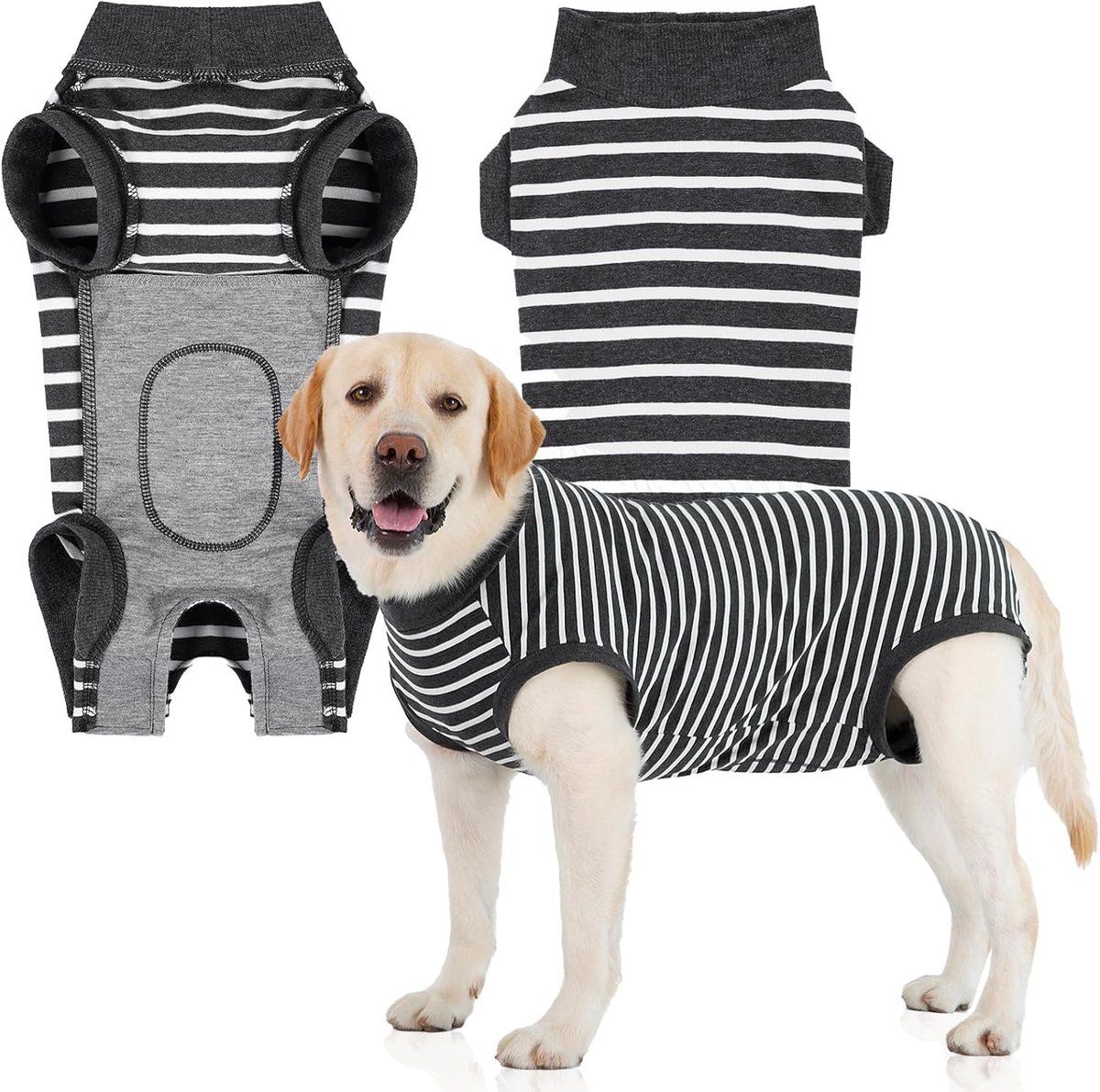 teefjespak voor honden, dubbellaagse buik voor postoperatieve