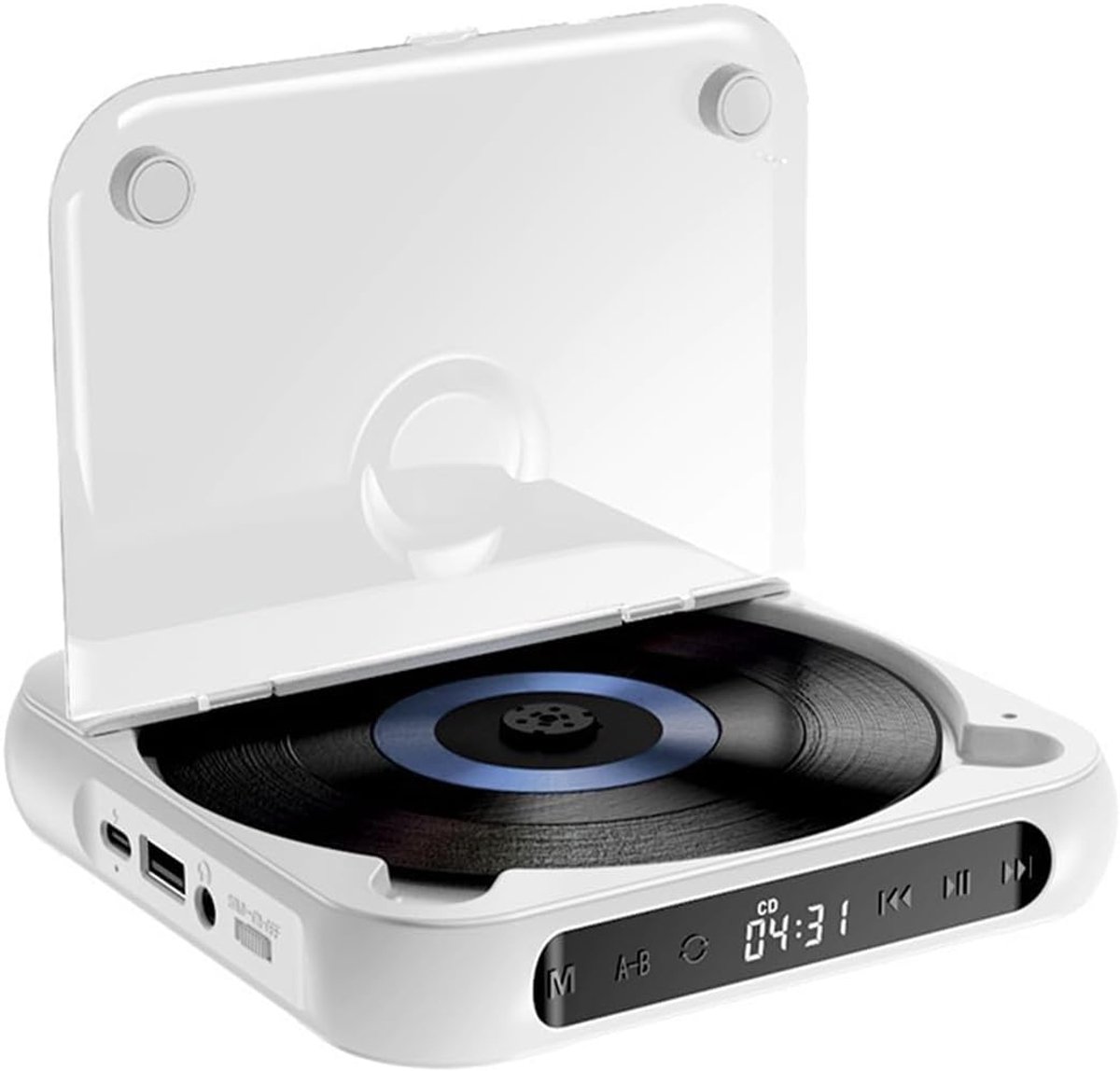 draagbare cd-speler voor in de auto, AUX-poort, USB-verlengkabel, universele USB-cd-speler voor in de auto voor voertuigen, laptops, tv's, computers, Android 4.4 en hoger