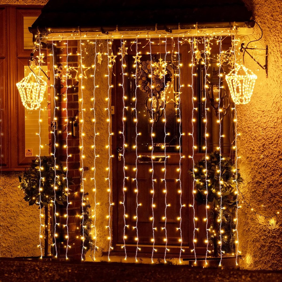 Led lichtgordijn 6 3m Ip44 600 Led lichtketting voor woonkamer, tuin