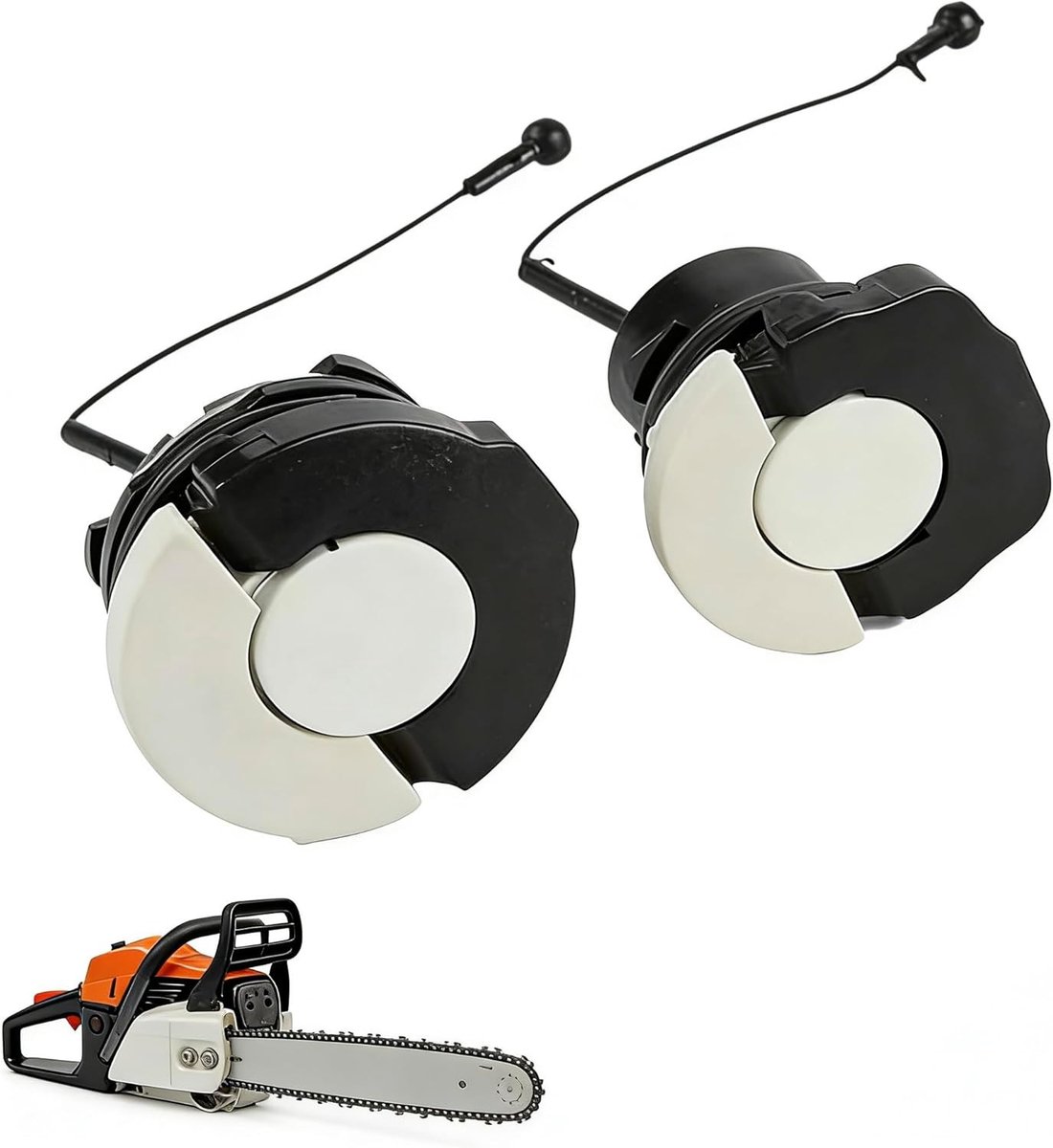 Benzinestop en olieplug set voor kettingzaag - 2 stuks brandstofplug kit voor diverse modellen