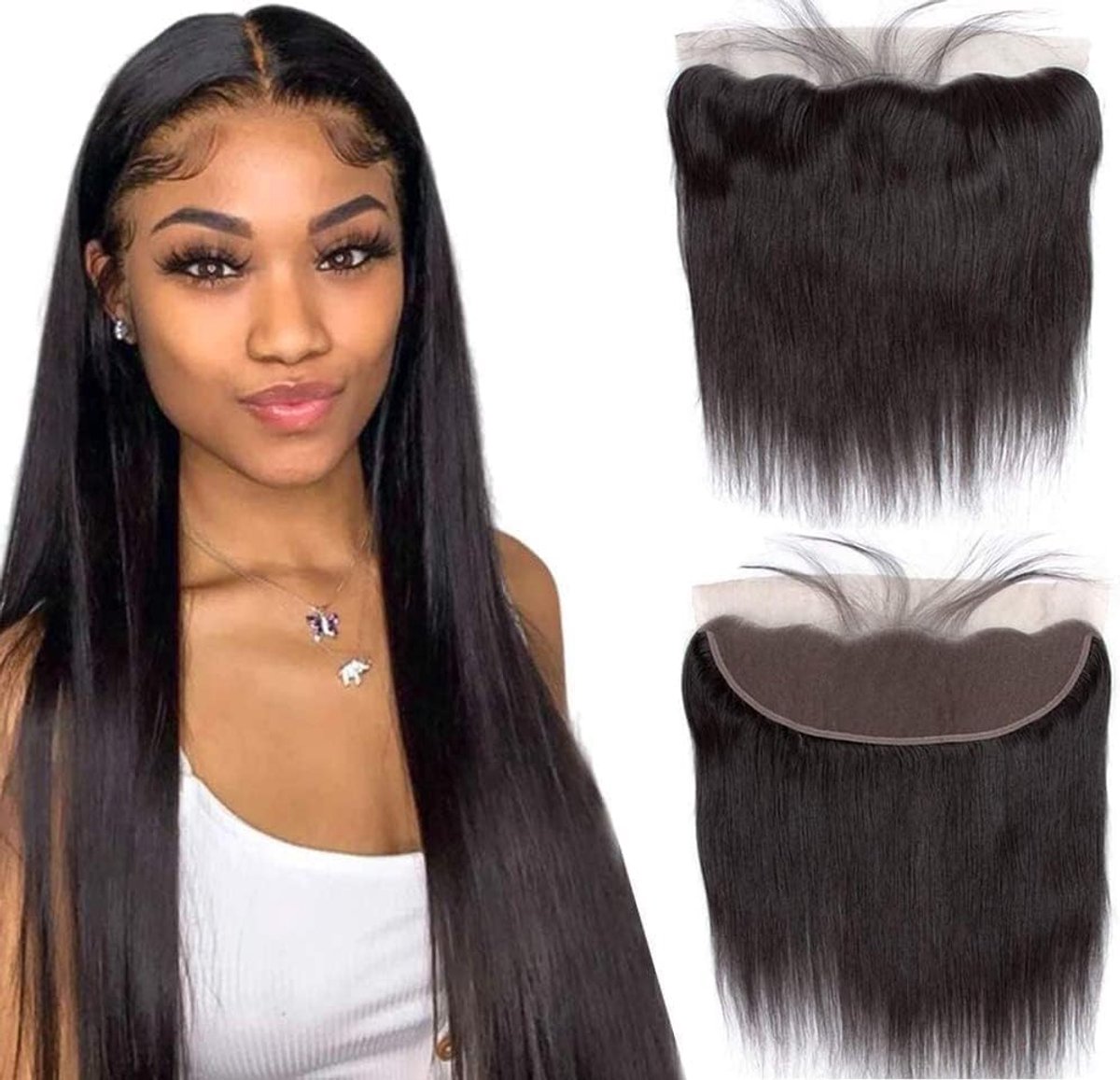 13x4 Hd Lace Frontal Closure Brazilian Human Hair Extensions