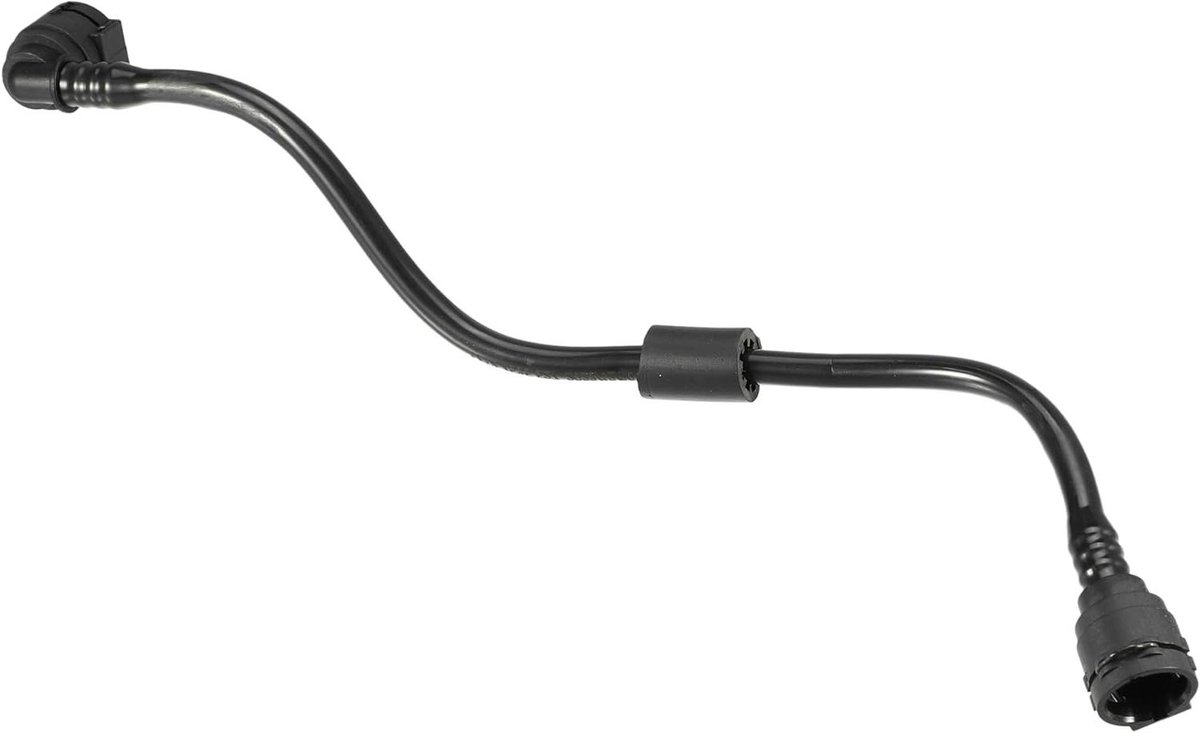 Koelmiddelkoeler slang - Ontluchtingsslang motor - Motor koelen - Directe vervanging - 33 cm lengte - Zwart