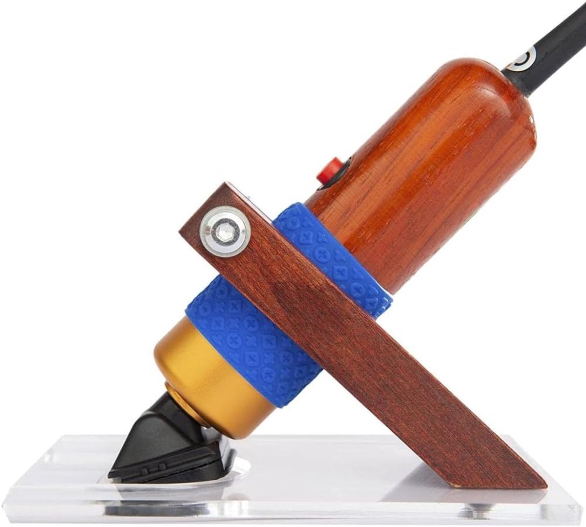 SnelShoppen - Carpet Trimmer Tufting Trimmer Kit met Stille Scissors, Verstelbare Snelheid, Tapijt Sculptuur Klemmen, Houten en Acryl Materialen, Idea