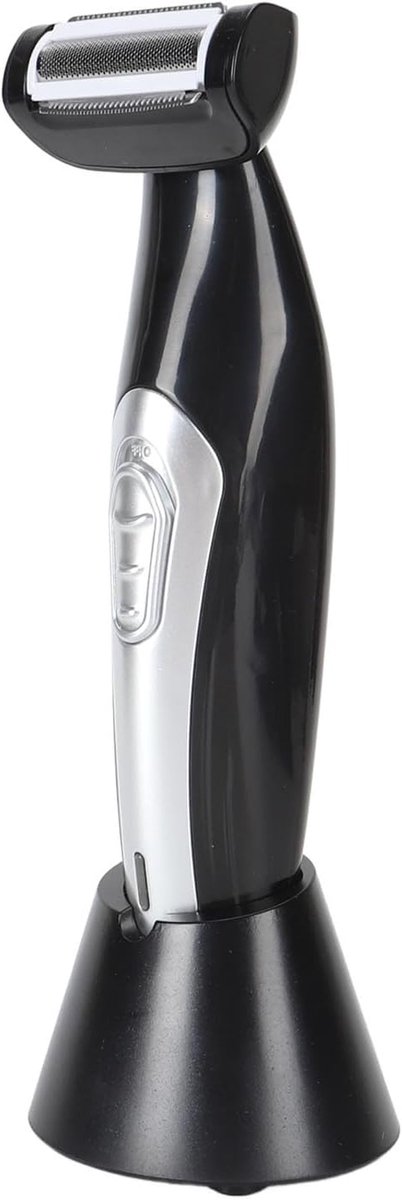 Rugtrimmer Heren - Lichaamshaartrimmer Ontharen - Pijnloos Ontharen - Afneembaar Handvat - 24 x 22 x 6 cm - Zwart