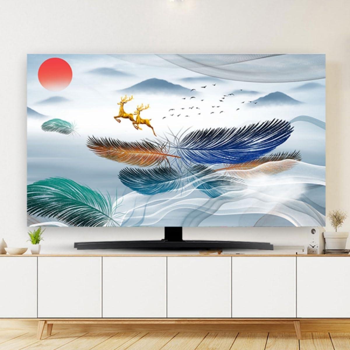 Universele TV-hoes - Schermbeschermer Monitorhoes - Tv Beschermen - Stof- en Zonwerend - 32-80 Inch - A