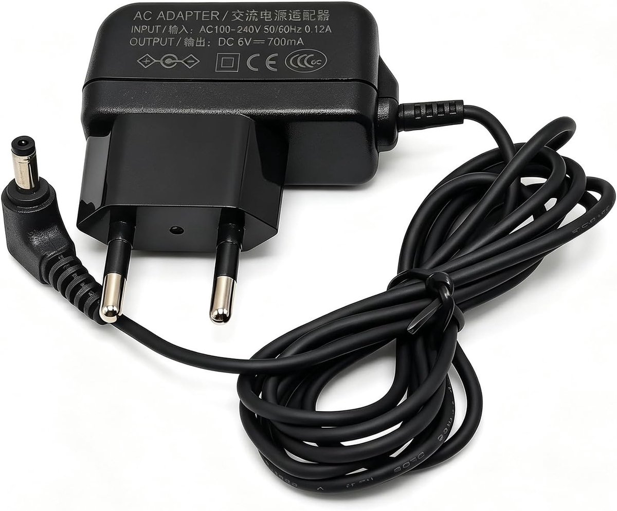 Oplader 6V voor Omron bloeddrukmeter X7 Smart met 1,5 m kabel - Betrouwbare voeding voor medische apparaten
