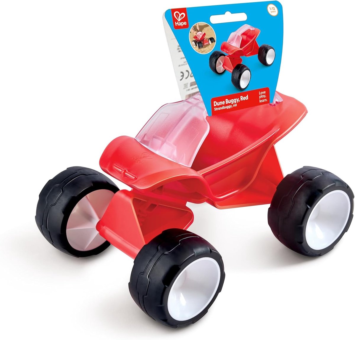 E4086 - Duin-Buggy, strandspeelgoed/zandspeelgoed, rood