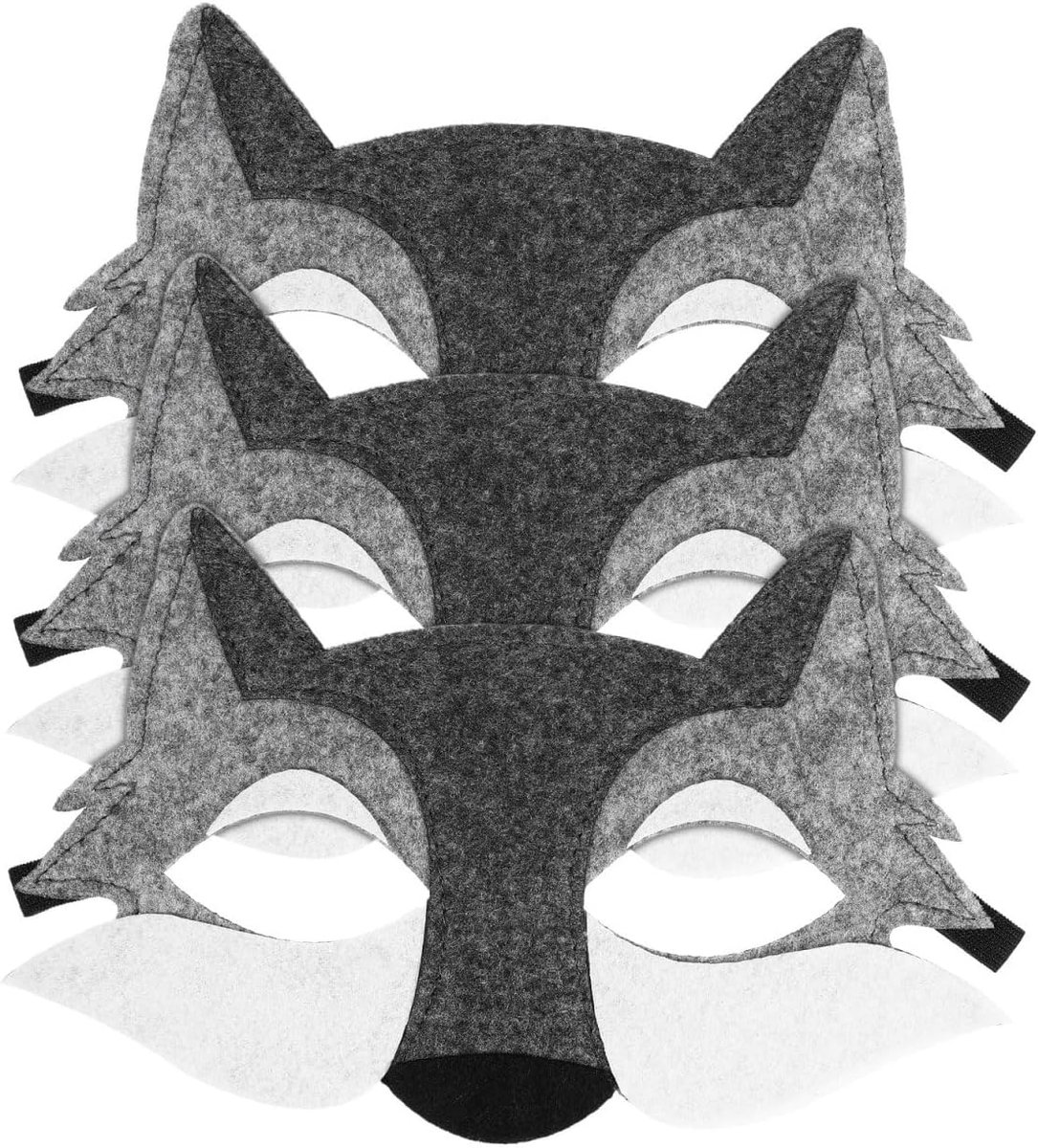 Wolf Gevoelde Half Dier Maskerade Maskerade Maskers Cosplay Props