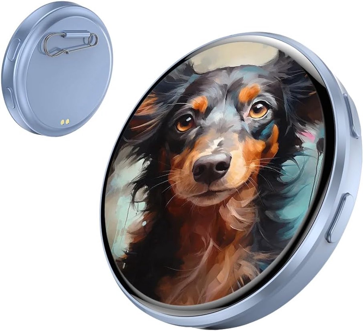 Cyber-badge Met Touchscreen 1,7 Hd, Digitale Badge Met Btv 6.0 En 20