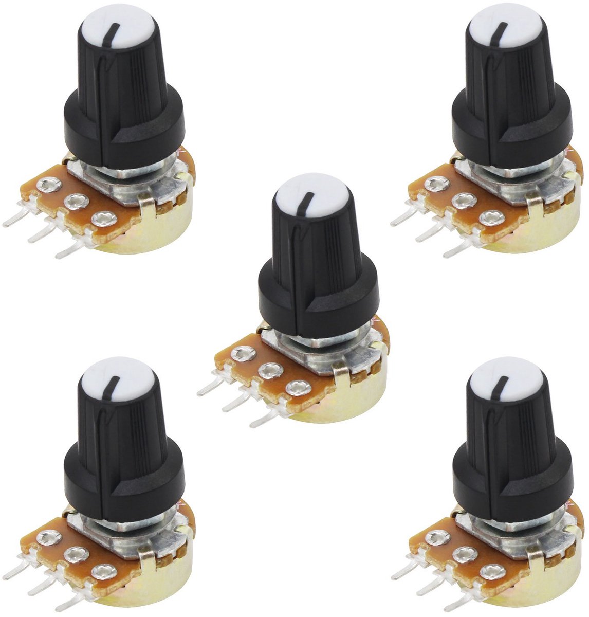 100K Ohm B100K Lineaire Potentiometer 3 Terminal Rotary Potentiometer