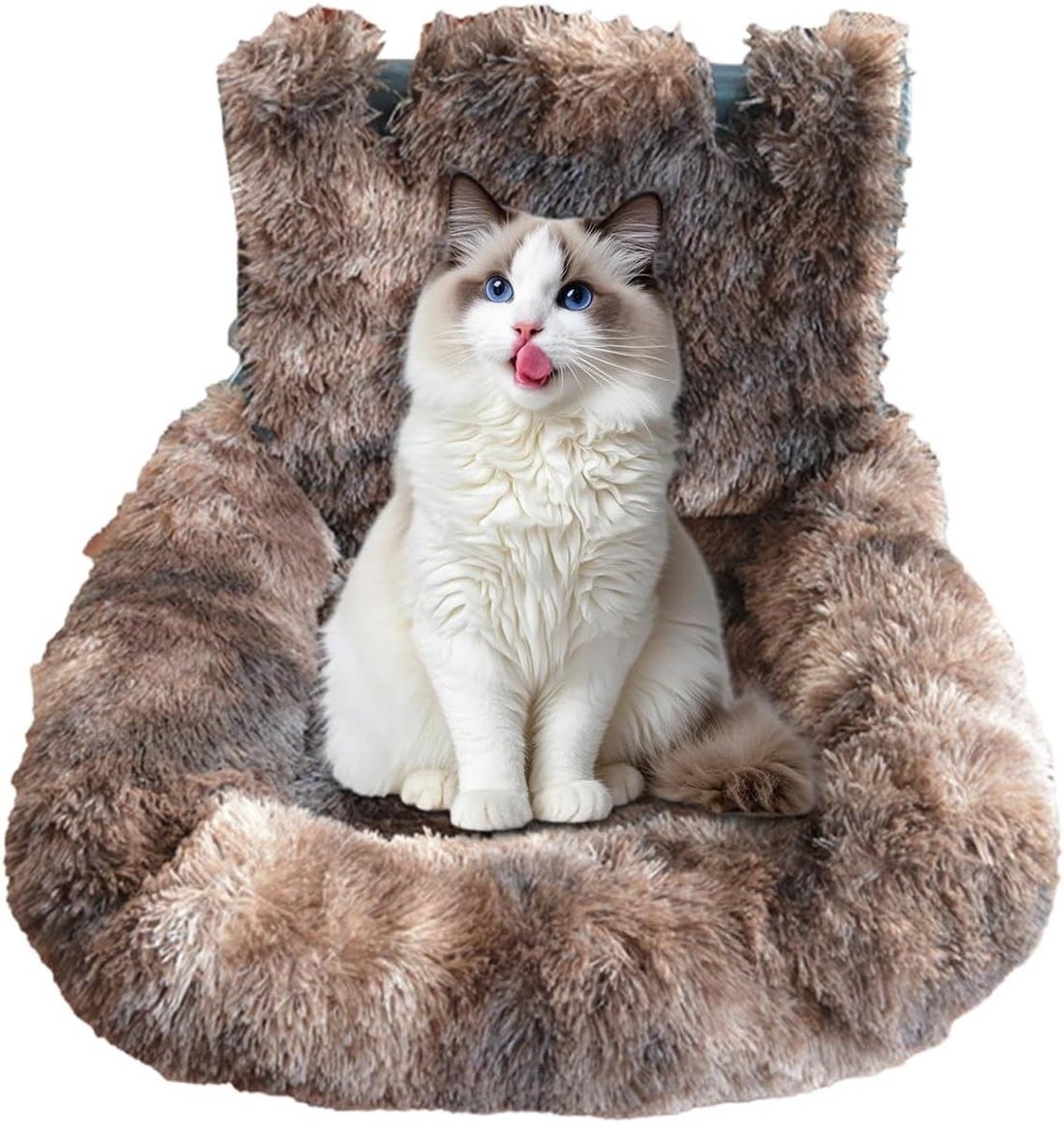 Autostoel Kleine Honden - Honden autostoelkussen - Veilig Reizen - Warmte en Koelte - 27 x 22 x 15 cm