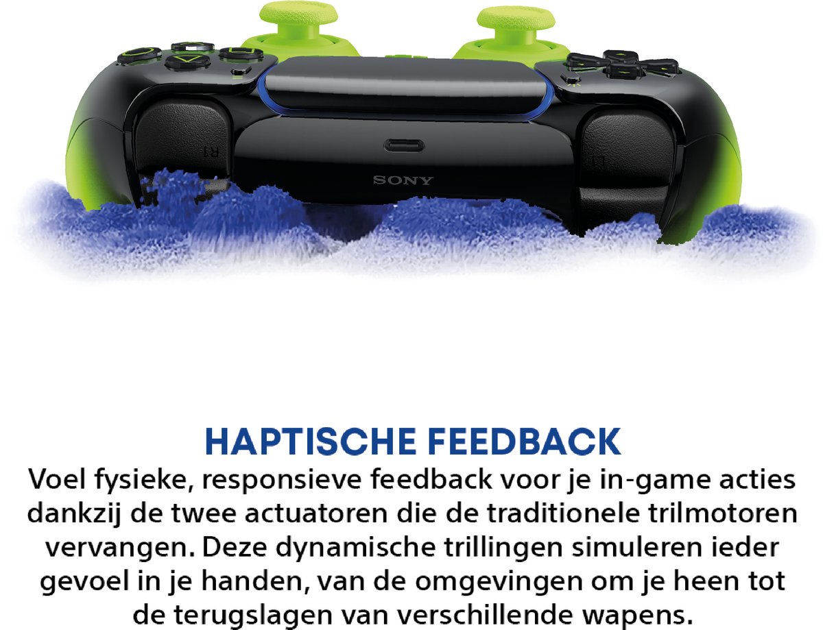 Sony PS5 DualSense Draadloze Controller - Remix Green – foto 4