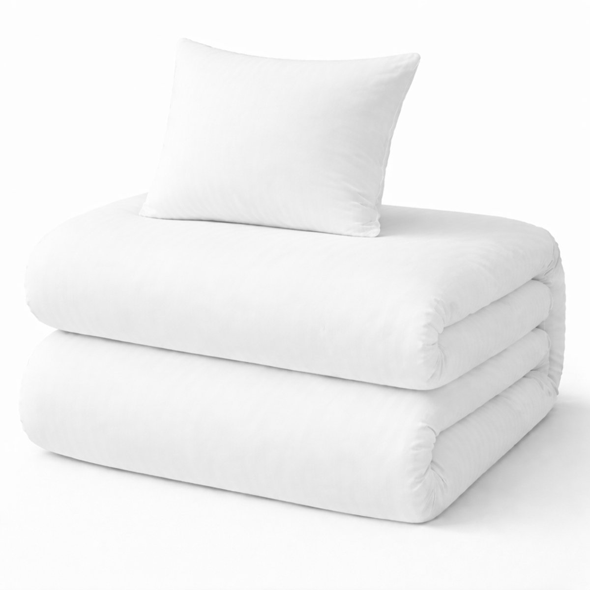 Darymex Hotel Cotton - Dekbedovertrek - 50% Katoen / 50% Polyester - 140x200 cm - Wit Egaal