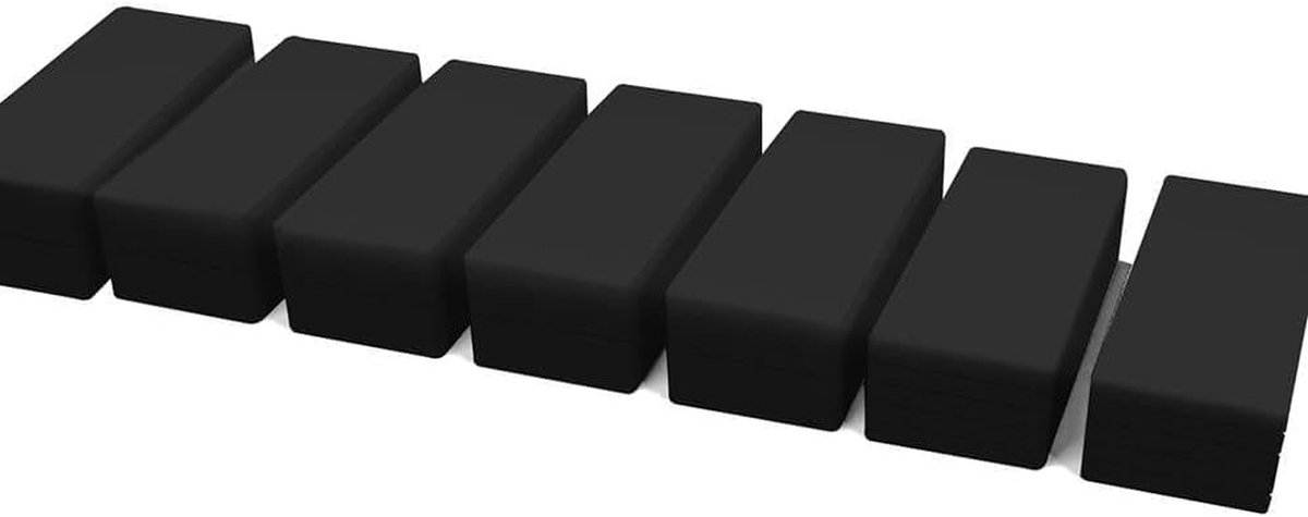 Schuimkussens - Schokabsorberende pads - Meubels Beschermen - Hoogwaardig EVA-materiaal - Set van 20 stuks - Zwart