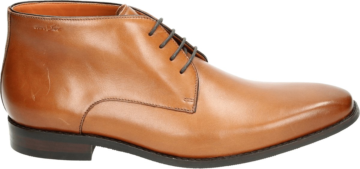 Giorgio - HE54001CAMP04 - Nette herenschoenenBusiness half-hoog - Kleur: Cognac - Maat: 46