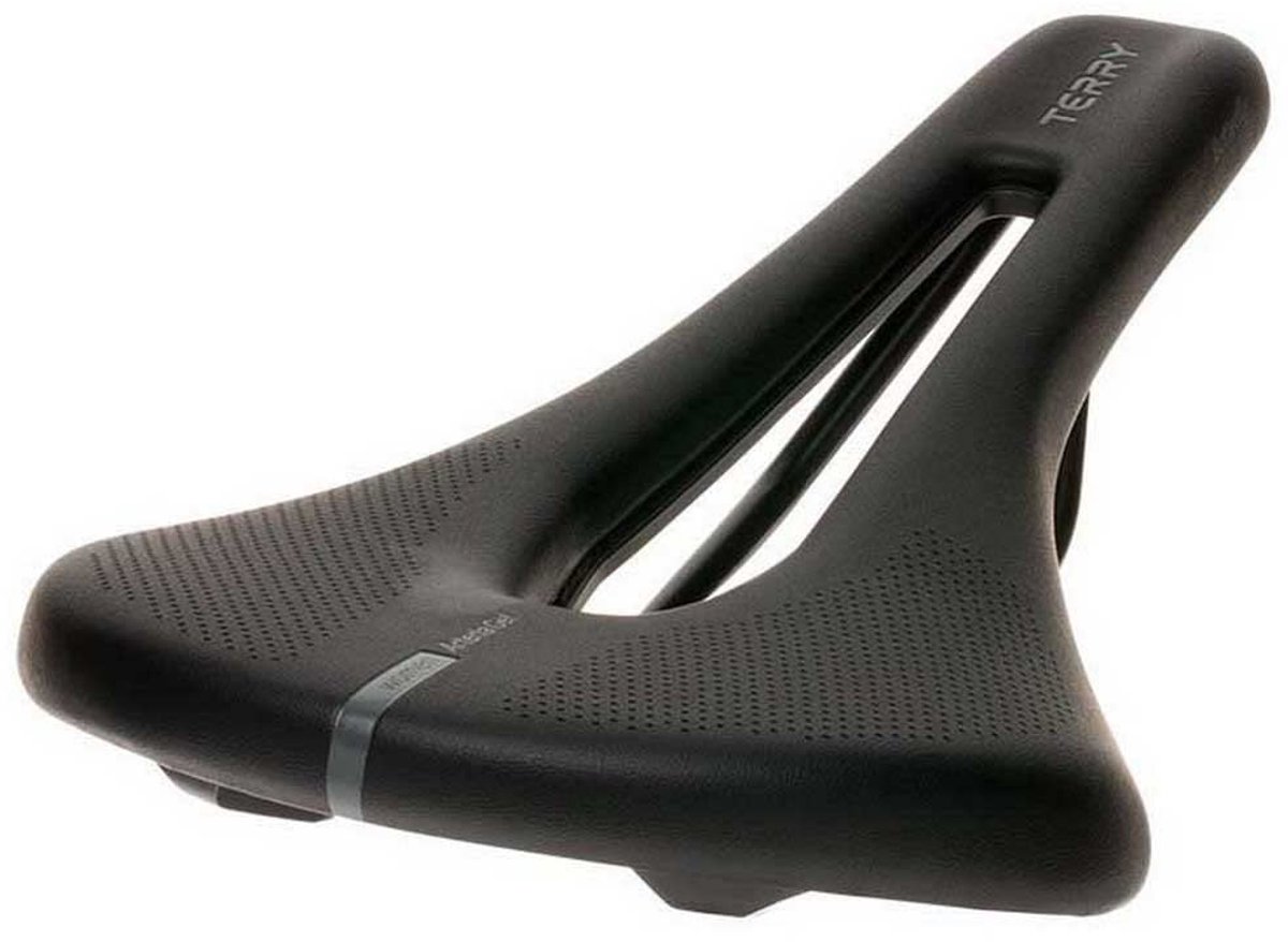 SnelShoppen - Terry Butterfly Arteria Fietszadel Zwart 12-15 cm - Comfortabel Fietszadel voor Stadsfietsen, Mountainbikes en Hybride Fietsen
