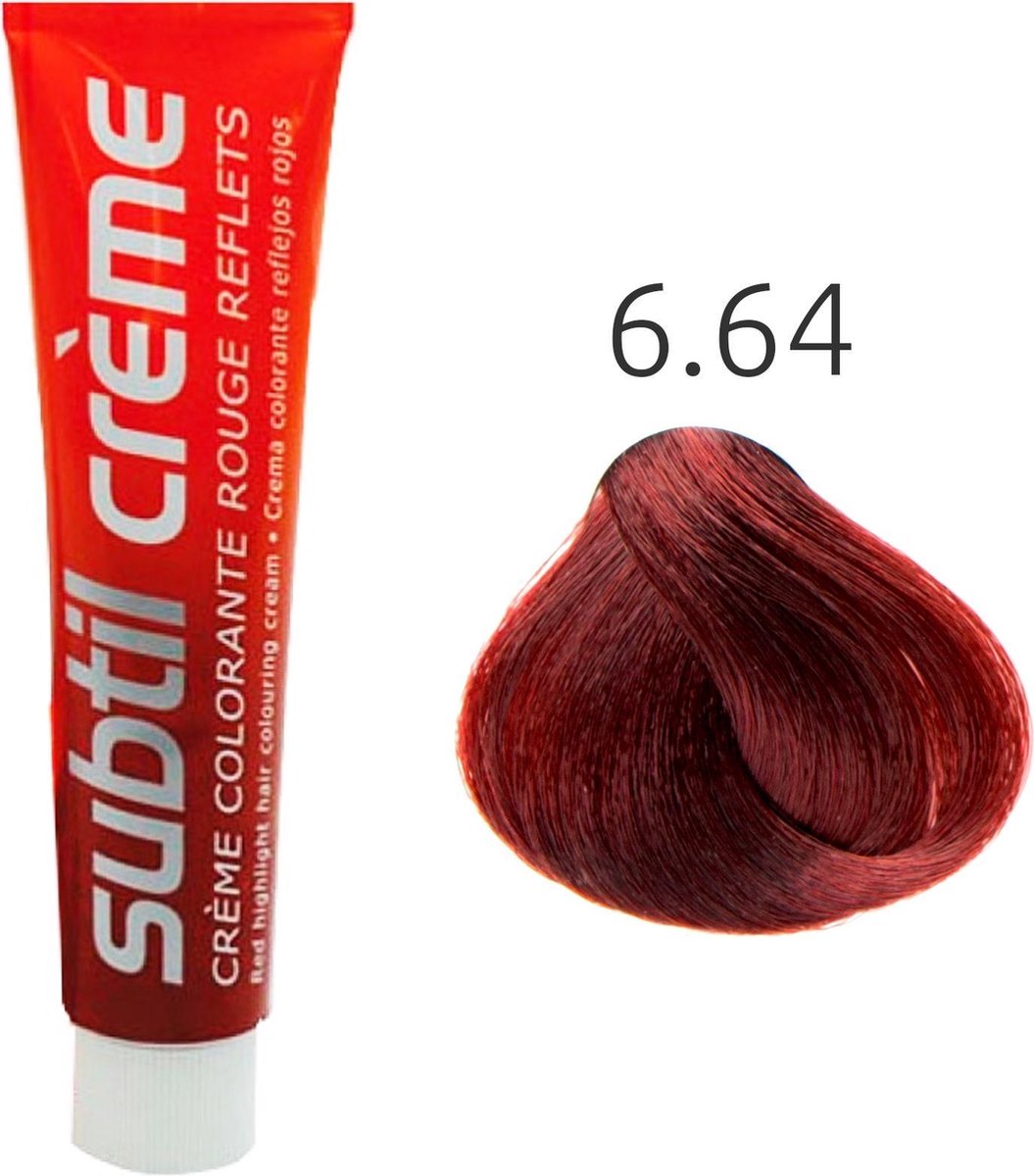 Subtil Haarverf Creme Hair Coloring Cream 6.64