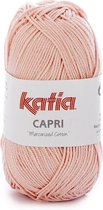 Katia Capri - kleur 159 Zeer licht bleekrood - 50 gr. = 125 m. - 100% katoen