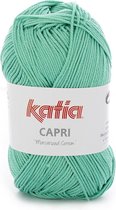Katia Capri - kleur 170 Heldergroen - 50 gr. = 125 m. - 100% katoen