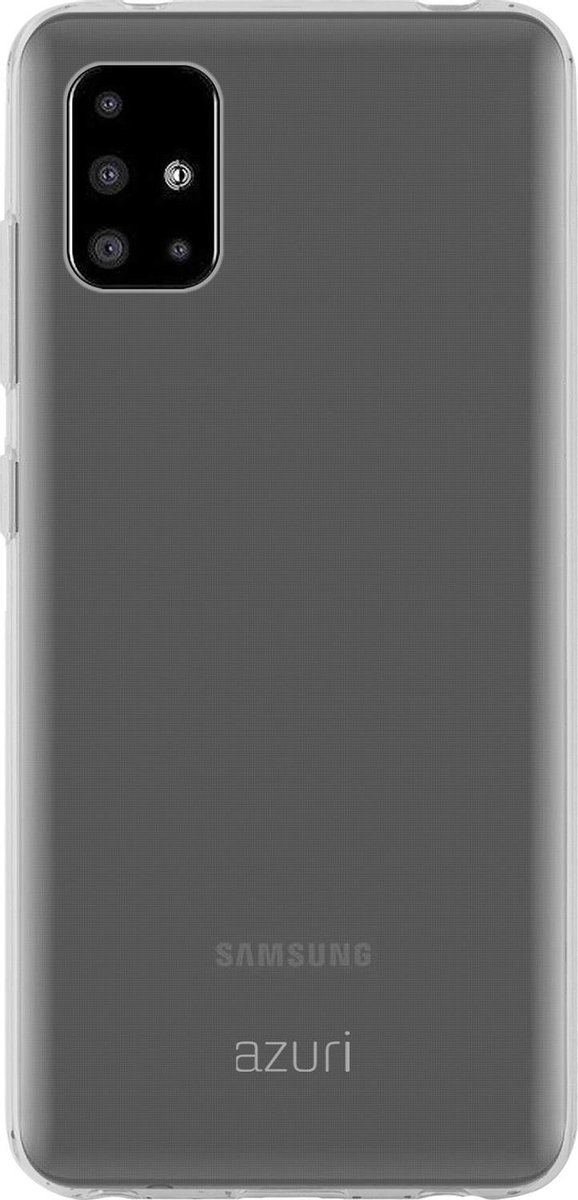 Azuri hoesje voor Samsung Galaxy A71 - Transparant