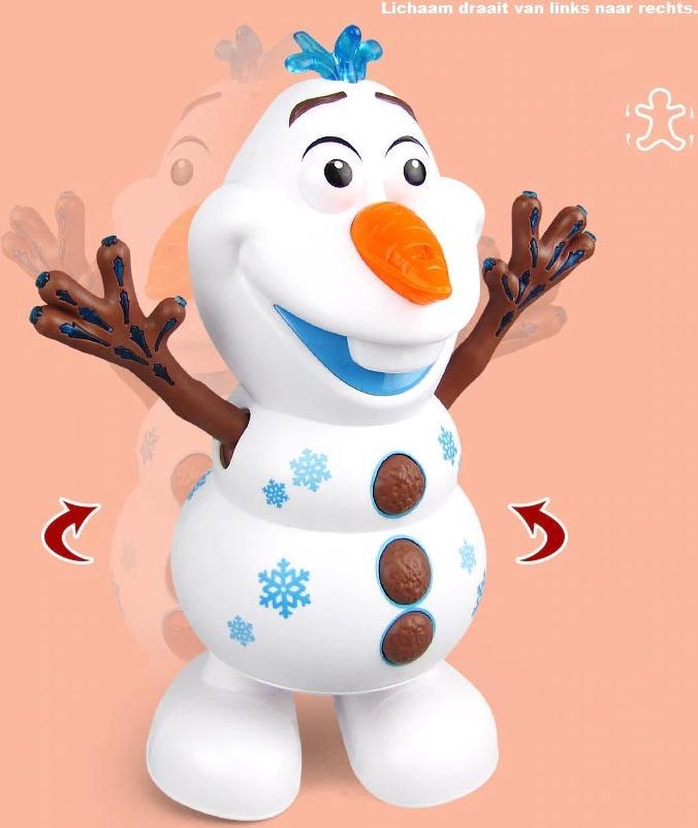 Dansende Olaf | Interactief Frozen Speelgoed | Sneeuwpop met Licht en  Geluid | Frozen... | bol.com