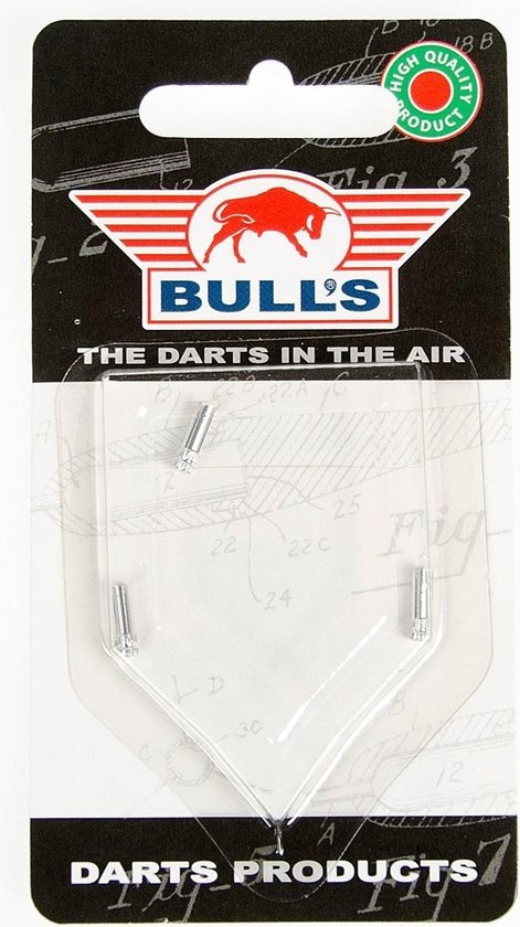 Thumbnail van een extra afbeelding van het spel Bull's Flightprotectors Aluminium Silver (set)