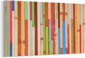Schilderij - Abstract wood — 90x60 cm