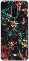 Samsung Galaxy A6 Plus (2018) Hoesje Transparant TPU Case - Ornament #ffffff