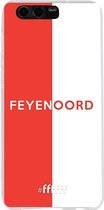 6F hoesje - geschikt voor Honor 9 -  Transparant TPU Case - Feyenoord - met opdruk #ffffff