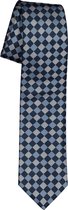 Pelucio stropdas - blauw geruit - Maat: One size