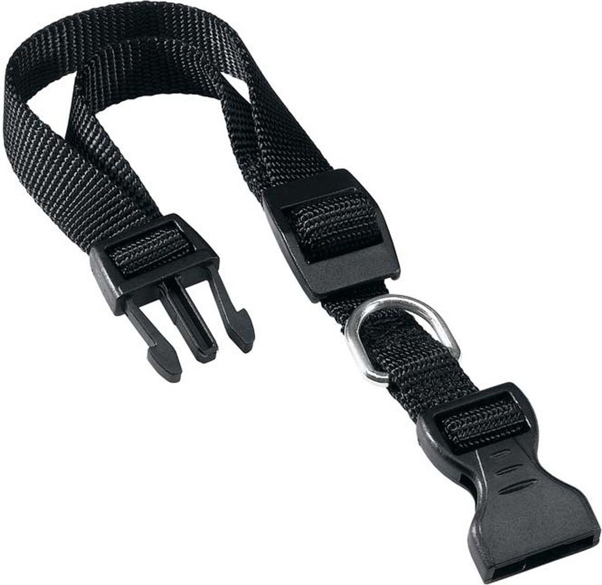 Ferplast Halsband Honden Club 56 Cm Nylon Zwart