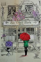 Poster Loui Jover Au Vieux Paris 61x91,5cm
