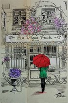 Pyramid Loui Jover Au Vieux Paris  Poster - 61x91,5cm