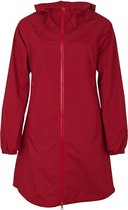 Vesterhav Rainjacket Dark Red (red zipper) van Danefae XXL