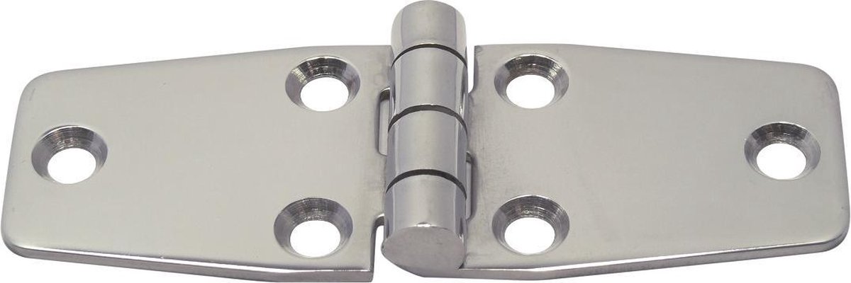 Staartscharnier - 97x38x2 - Rvs 304 - Knoop boven
