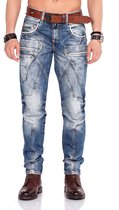 Cipo & Baxx Jeanshose mit integriertem Gürtel