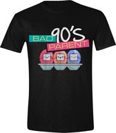 TAMAGOTCHI - BAD 90'S PARENT MEN T-SHIRT - BLACK L