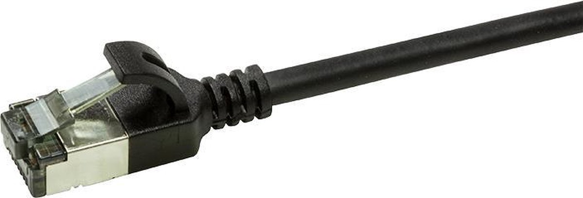 CAT6a U/FTP Ultraflex, 100% koper, zwart, 1.5M - Netwerkkabel - Computerkabel - Kabel
