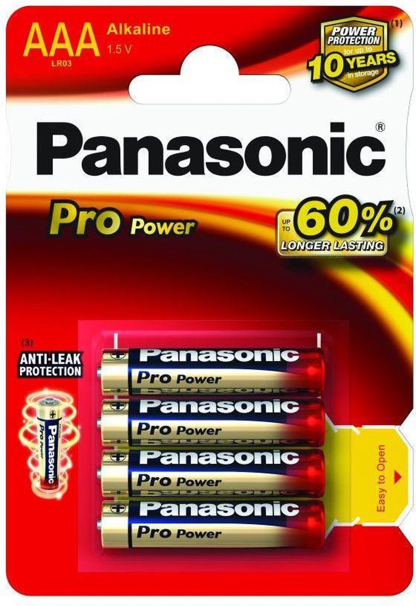 Panasonic AAA Pro Power Batterijen