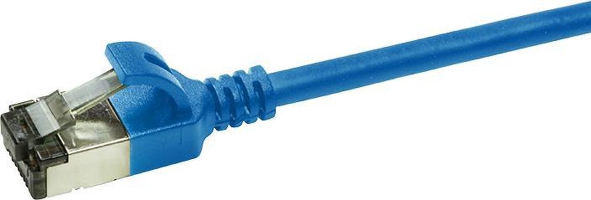 CAT6a U/FTP Ultraflex, 100% koper, blauw, 3M - Netwerkkabel - Computerkabel - Kabel