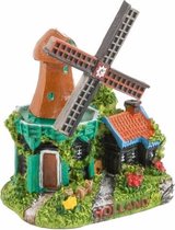 Decoratief Beeld - Miniatuur Stellingmolen Holland Souvenir - Keramiek - Matix - Multicolor
