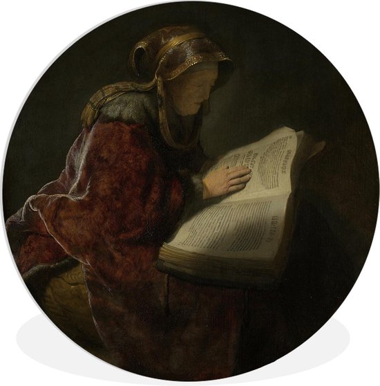 Rembrandt - Lezende oude vrouw 1655 Detail | Rembrandt, Schilderij, Portret