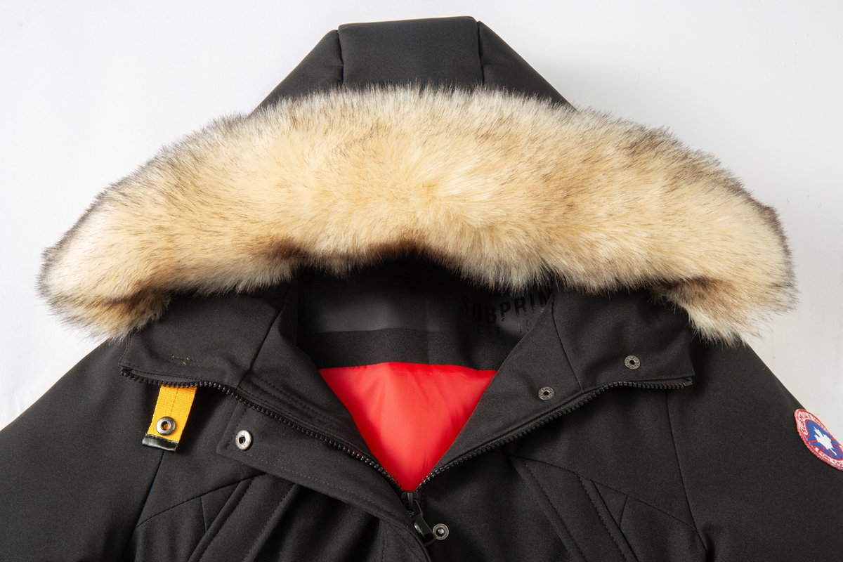 Subprime - Dames Jas winter Holette Parka - Zwart - Maat L | bol.com