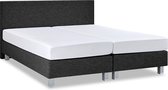 MioDormio Trento Boxspring met Bianco Pocketvering Matras - 180x200 cm - Donkergrijs