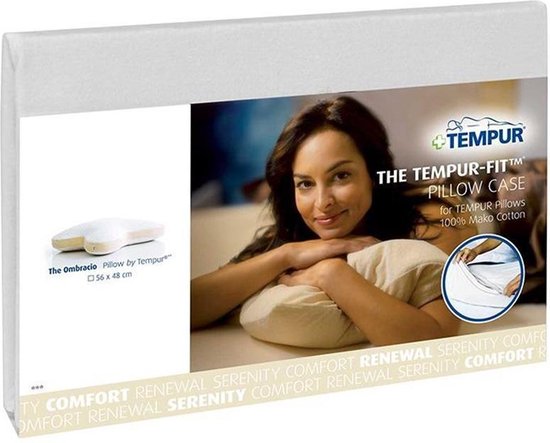 Tempur TEMPUR® Kussensloop Ombracio - 60 x 50 cm - wit