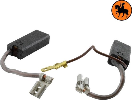 Koolborstelset voor Black & Decker P8042 - 6x10x24mm
