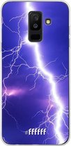 Samsung Galaxy A6 Plus (2018) Hoesje Transparant TPU Case - Thunderbolt #ffffff