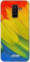 Samsung Galaxy A6 Plus (2018) Hoesje Transparant TPU Case - Macaw Hues #ffffff